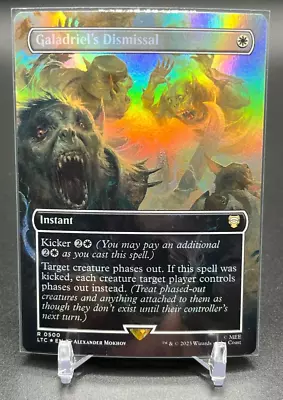 MTG Galadriel's Dismissal 0500 LTR: Tales Of Middle-earth Rare Full Art Foil NM+ • $11.99