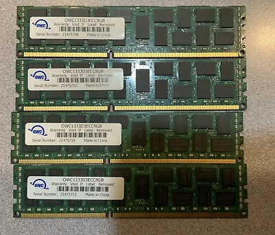 OWC DDR3 RAM 32Mb 4x8Gb Mac Pro 2010 • $20