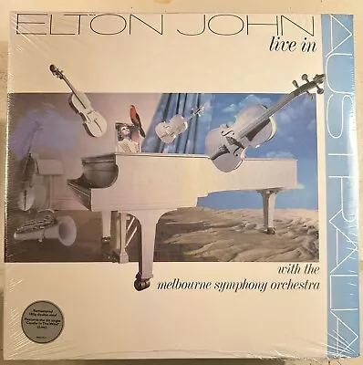 Elton John –live In Australia (w/melbourne Symphony Orchestra) -vinyl 2lp - 6033 • $30