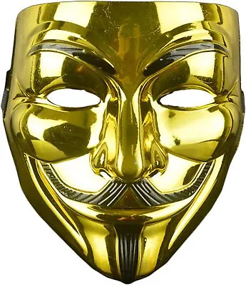 Anonymous Hacker Face Mask V For Vendetta Guy Halloween Fancy Dress Masquerade • £5.79