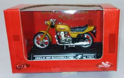1:24 Scale 1980 SANGLAS 400Y BICILINDRICA Motorcycle Made By GUILOY In Spain • $1.99