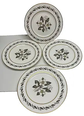 £19.99 • Buy Set Of 4 Vintage Royal Worcester Porcelain   Bernina  Dinner Plates ( F67)