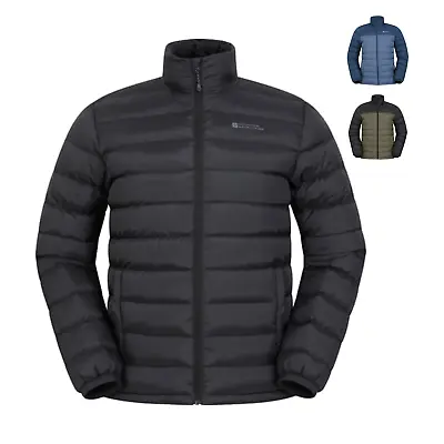 Mountain Warehouse Mens Padded Jacket Water Resistant Insulated Winter Coat • £36.99