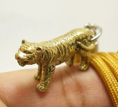 Magic Yant Tiger Thai Amulet Life Protection Pendant Necklace Talisman Nice Gift • $47.26