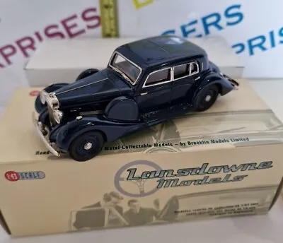 Lansdowne Models LDM87  1/43 Scale 1939 Lagonda V12 Long Saloon - Dark Blue • £79.99