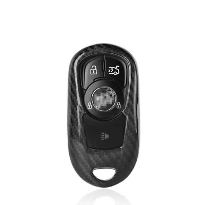 For Buick GL8 Remote Car Key Cover Trim Case Black Kit Carbon Fiber BKB 1pcs HAA • $29.17