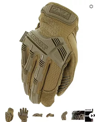 Mechanix Wear M-Pact® Coyote LARGE Impact Resistant Tactical Glove Free Ship NEW • $23