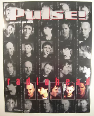 $6.95 • Buy Radiohead Pulse Magazine Us Promo Poster 2001