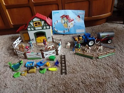 Playmobil Stables Set 6927 Farm Tractor Water Tanker 70367 Figures Animals More • £18.50