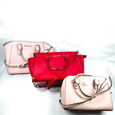 Michael Kors Hand Bag  Hand Bag 3 Set Pinks LeatherEnamel 1185233 • $26