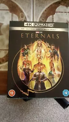 Marvel Studios Eternals 4K UHD AND BLU RAY. NEW SEALED WITH SLIPCASE • £16