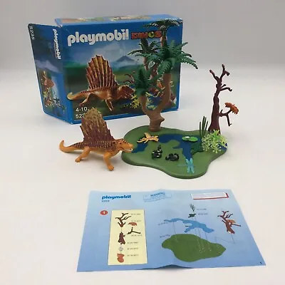 £21 • Buy Playmobil 5235 Dimetrodon Dinosaur In Swamp In Original Box.100% Complete.