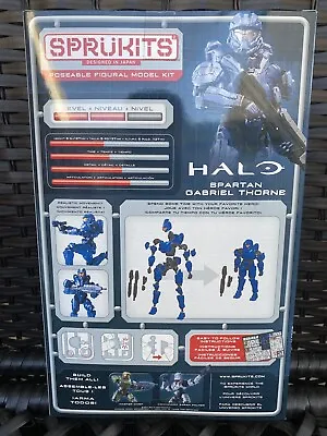 Sprukits Halo Spartan Gabriel Thorne Posable Figural Model Kit Level 2 • $39.98