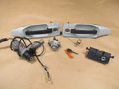 🥇84-91 Mercedes W126 C126 Coupe Door Handle Ignition Switch Lock Key Set Oem • $419.06