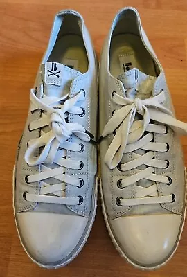 John Varvatos Bootleg Low Top Sneakers Lace Up Shoes Men's 11 W/DEFFECT • $29.95