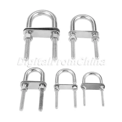 1x Bow Stern Eye Bolt Boat Marine Rigging U Screw 304 Stainless Steel Heavy Duty • $4.18