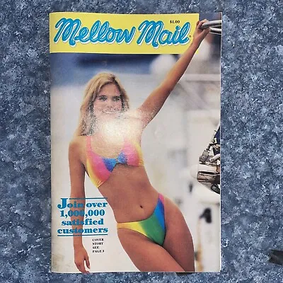 Mellow Mail Shop Catalog Rainbow Bikini Model Cover Vintage 1980s Lingerie Toys • $15.90