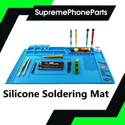 Solder Anti Static Magnetic Silicone Heat Insulation Pad Desk Work Repair Mat UK • £9.79