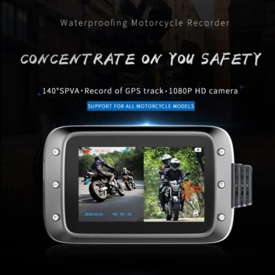 $160.47 • Buy Dash Cam DVR Video Recorder Supports GPS Track Record Front And Rear 1080P 3.0