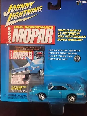 Johnny Lightning High Performance MOPAR Petty  Blue '70 Superbird 1/64 Mint! • $19.99