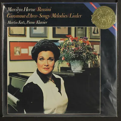 MARILYN HORNE & MARTIN KATZ: Rossini: Giovanna D'arco CBS 12  LP 33 RPM • $10