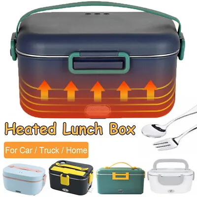 Electric Heating Lunch Box Portable 110V / 12V Car Office Food Warmer Container • $28.99