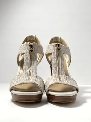 Woman Shoes Michael Kors Berkley T-Strap Platform Dress Sandalsread Description • $70