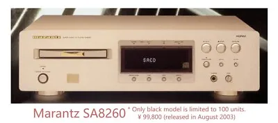 Marantz SACD Player SA8260 100V No Remote • $280