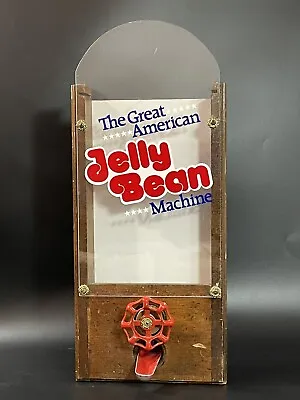 $45 • Buy Vtg The Great American Jelly Bean Machine Wall Mount Dispenser - M&M Candy RETRO