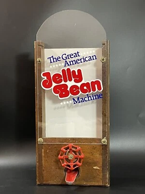 $45 • Buy Vtg The Great American Jelly Bean Machine Wall Mount Dispenser - M&M Candy RETRO