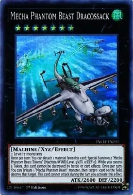 * Mecha Phantom Beast Dracossack * 1st Edition Super Rare Nm Inch-en051 Yugioh! • $2.95