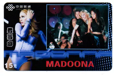 £1.75 • Buy China: Phone Card - Madonna Louise - Sexy Girl - US Singer/184