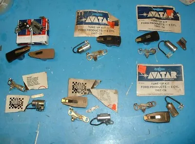 1947 To 1974 Ford & Mercury Huge Lot Misc. Points Rotor & Condenser 6 Cyl & V-8 • $14.95