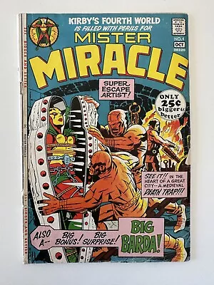 MISTER MIRACLE #4 (1971) - Low Grade - 1ST APPEARANCE OF BIG BARDA - JACK KIRBY! • $38