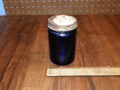 Vintage VICKS VAPORUB Cobalt Blue Medicine Bottle      • $8.99