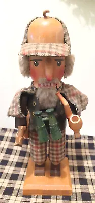 VTG Original STEINBACH VOLKSKUNST Nutcracker Sherlock Holmes W. Germany 12  Gift • $128