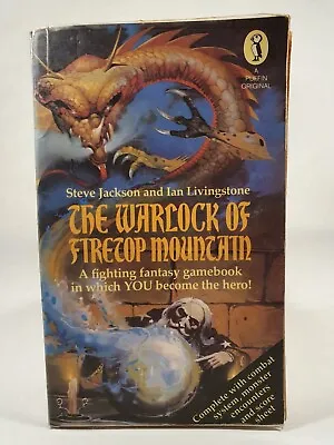 Warlock Of Firetop Mountain Jackson Livingstone Paperback 1982 FIRST EDITION • $79.95