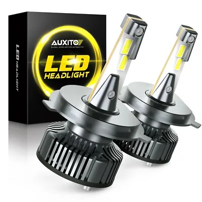 AUXITO H4 9003 Mini LED Headlight Bulb Kit High Low Dual Beam 100W White 6500K • $49.99