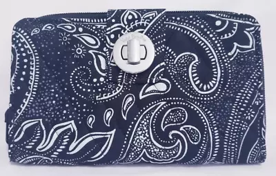 Vera Bradley RFID Turnlock Wallet In Stellar Paisley EXACT ONE NWT • $28