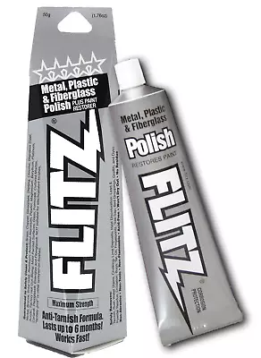 Metal Polish And Cleaner Paste Also Works On Plastic Fiberglass Aluminum Jew • $19.95