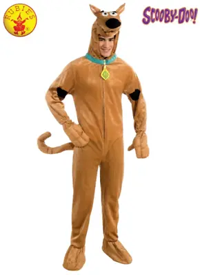 £45.75 • Buy New Mens Rubies Deluxe Scooby Doo Fancy Dress Costume OneSize Small-Medium-Large