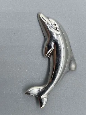 Vintage Kabana Signed Sterling Silver 925 Dolphin Brooch Pin • $49.99