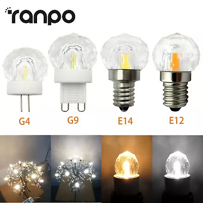 Modern Dimmable LED Crystal Light Bulb G4 E12 E14 G9 4W Replace Halogen Lamp ERM • $4.42