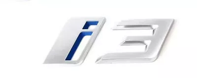 Chrome I3 IX IX3 Letters Trunk Rear Badge Sticker For BMW Pure Electric Vehicle • £21.08