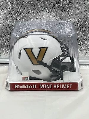 Vanderbilt Commodores NCAA Riddell Speed White Mini Helmet • $39.99