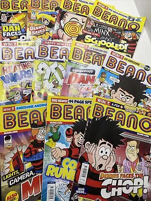 11 X BEANO COMICS  2020 - 2021 Job Lot - Dennis The Menace  / Minnie The Minx • £13.99