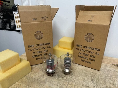 $200 • Buy Eimac 3-500z Ham Radio Amplifier Transmitting Tubes ( 2 )