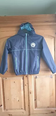 Manchester City F.C Hooded Jacket. Childs Size MB. Kids Football Shower Jacket. • £12.99