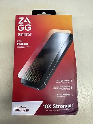 ZAGG Invisible Shield Extra Pro 10X Stronger Screen Protector IPhone 15 • $18.99