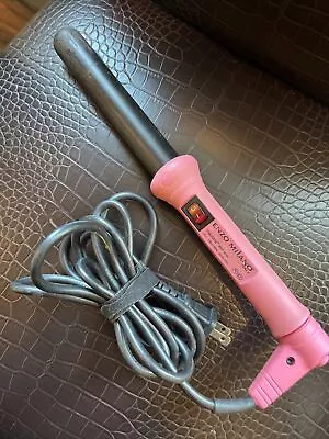 Enzo Milano Italy Clipless Rod Curling Iron 1” Rotating Base • $5